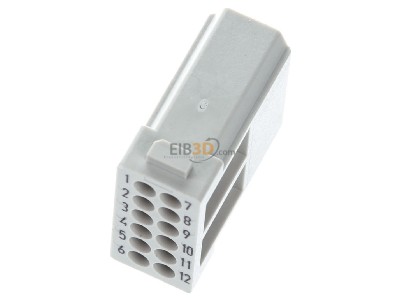 Ansicht oben vorne Harting 09 14 012 3002 Han DD-Modul Han crimp male 