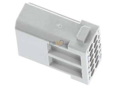 Ansicht oben links Harting 09 14 012 3002 Han DD-Modul Han crimp male 