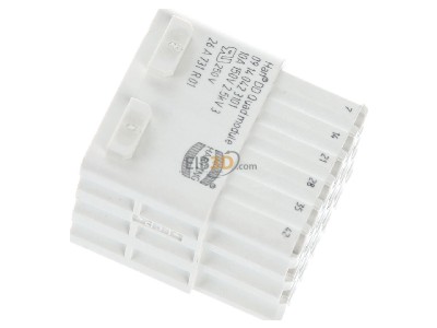 Ansicht oben rechts Harting 09 14 042 3101 Han DD-Modul Han Quad Buchse 