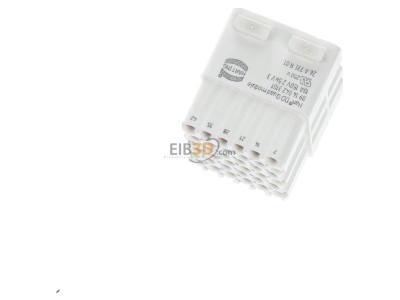 Ansicht oben hinten Harting 09 14 042 3101 Han DD-Modul Han Quad Buchse 