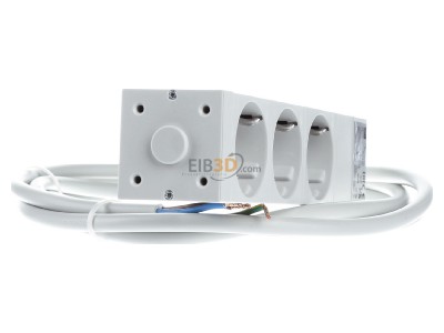 View on the left Rittal DK 7240.110 Socket outlet strip grey 
