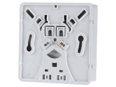 Back view Kaiser 4252034 LC-Duplex Optic data outlet white 
