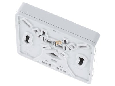 Top rear view Kaiser 4252034 LC-Duplex Optic data outlet white 
