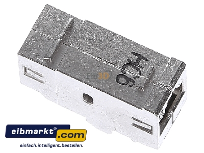 Ansicht oben links Metz Connect 1309A0-I RJ45-Kupplung Cat.6 