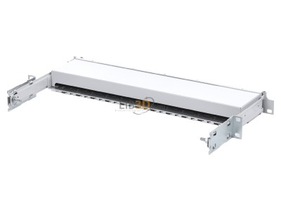 Ansicht oben hinten Brand-Rex 12448VB Verteiler-19''WAEG6V 24f. RJ45 1HE Cat6 8p.lgr 