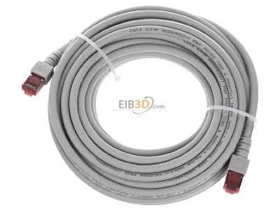 Ansicht oben vorne EFB-Elektronik EC6000 10m gr S/FTP Patchkabel Cat.6 2xRJ45 mit S/FTP 