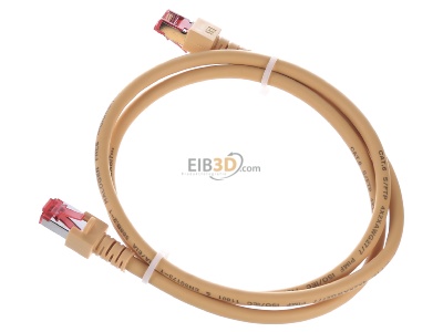 Ansicht oben rechts EFB-Elektronik EC6000 1m ge S/FTP Patchkabel Cat.6 2xRJ45 mit S/FTP 