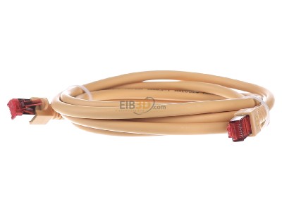 Frontansicht EFB-Elektronik EC6000 2m ge S/FTP Patchkabel Cat.6 2xRJ45 mit S/FTP 