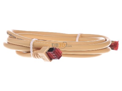 Ansicht links EFB-Elektronik EC6000 2m ge S/FTP Patchkabel Cat.6 2xRJ45 mit S/FTP 