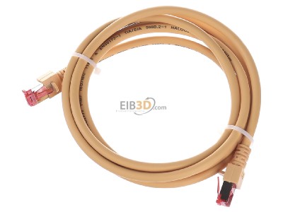 Ansicht oben vorne EFB-Elektronik EC6000 2m ge S/FTP Patchkabel Cat.6 2xRJ45 mit S/FTP 