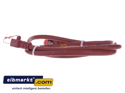 Ansicht rechts EFB-Elektronik EC6000 1m rt S/FTP Patchkabel Cat.6 2xRJ45 mit S/FTP 