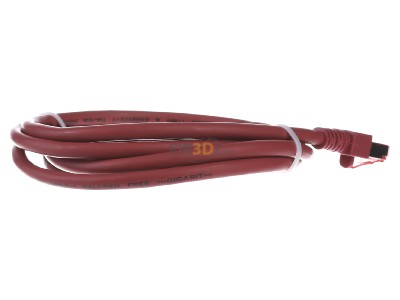 Ansicht hinten EFB-Elektronik EC6000 2m rt S/FTP Patchkabel Cat.6 2xRJ45 mit S/FTP 