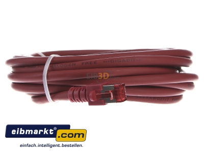 Ansicht hinten EFB-Elektronik EC6000 5m rt S/FTP Patchkabel Cat.6 2xRJ45 mit S/FTP 