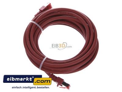 Ansicht oben hinten EFB-Elektronik EC6000 5m rt S/FTP Patchkabel Cat.6 2xRJ45 mit S/FTP 