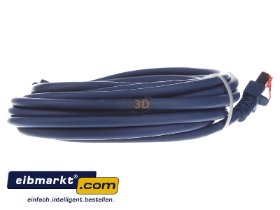 Ansicht hinten EFB-Elektronik EC6000 5m bl S/FTP Patchkabel Cat.6 2xRJ45 mit S/FTP 