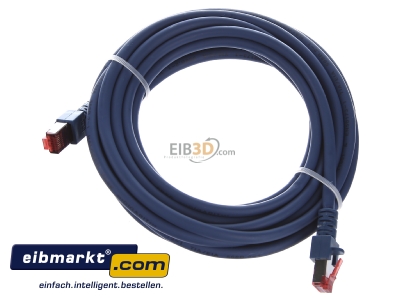 Ansicht oben vorne EFB-Elektronik EC6000 5m bl S/FTP Patchkabel Cat.6 2xRJ45 mit S/FTP 