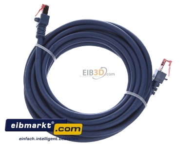 Ansicht oben hinten EFB-Elektronik EC6000 5m bl S/FTP Patchkabel Cat.6 2xRJ45 mit S/FTP 