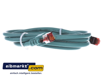 View on the left EFB-Elektronik EC6000 2m gn S/FTP RJ45 8(8) Patch cord Cat.6 2m 
