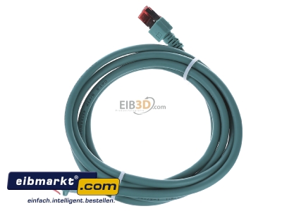 View top right EFB-Elektronik EC6000 2m gn S/FTP RJ45 8(8) Patch cord Cat.6 2m 
