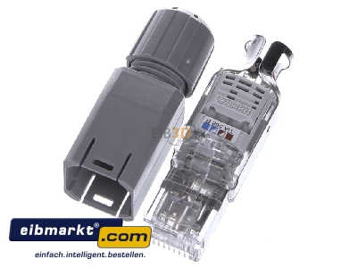 Ansicht oben vorne Phoenix Contact VS-08-RJ45-5-Q/IP20 RJ45-Steckverbinder Cat.5e, 8-pol. 