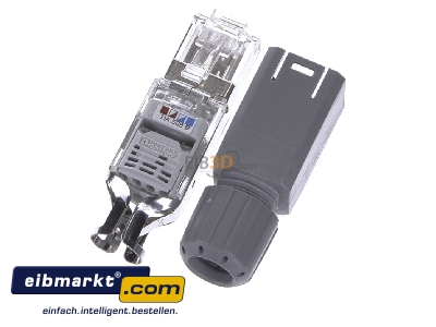 Top rear view Phoenix Contact VS-08-RJ45-5-Q/IP20 RJ45 8(8) plug
