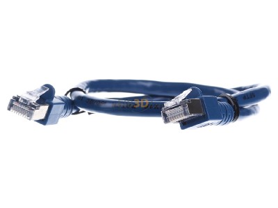 Frontansicht EFB-Elektronik EC5000 0,5m blSF/UTP Patchkabel Cat.5e 2xRJ45 mit SF/UTP 