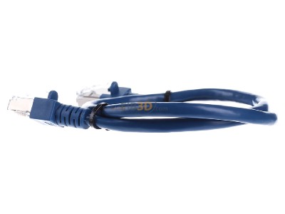 Ansicht rechts EFB-Elektronik EC5000 0,5m blSF/UTP Patchkabel Cat.5e 2xRJ45 mit SF/UTP 