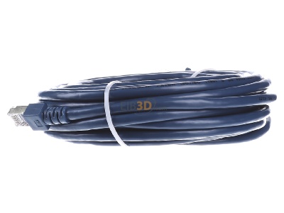 Ansicht rechts EFB-Elektronik EC5000 10m bl SF/UTP Patchkabel Cat.5e 2xRJ45 mit SF/UTP 