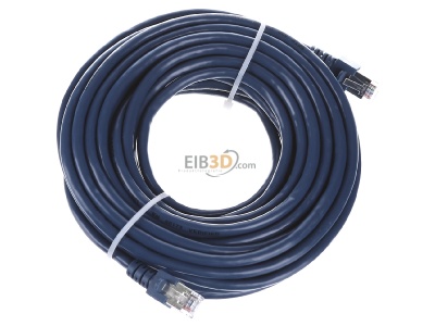 Ansicht oben links EFB-Elektronik EC5000 10m bl SF/UTP Patchkabel Cat.5e 2xRJ45 mit SF/UTP 