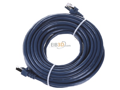 Ansicht oben rechts EFB-Elektronik EC5000 10m bl SF/UTP Patchkabel Cat.5e 2xRJ45 mit SF/UTP 