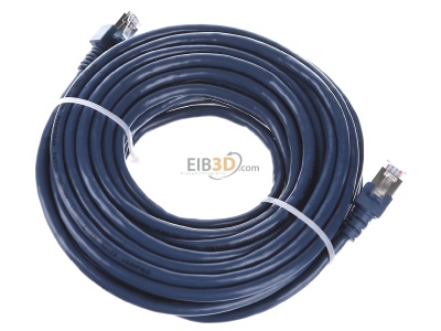Ansicht oben hinten EFB-Elektronik EC5000 10m bl SF/UTP Patchkabel Cat.5e 2xRJ45 mit SF/UTP 