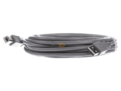 Frontansicht EFB-Elektronik K5255.5 USB2.0 HighSpeed-Kabel 5,0m gr A-B 
