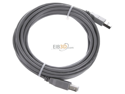 View top left EFB-Elektronik K5255.5 Computer cable USB-A4 / USB-B4 5m 
