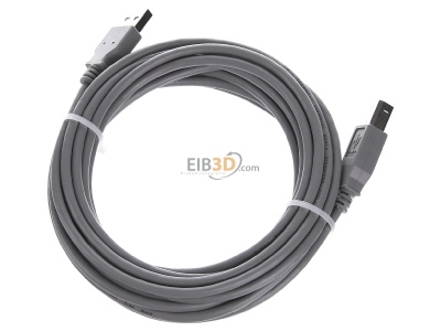 Top rear view EFB-Elektronik K5255.5 Computer cable USB-A4 / USB-B4 5m 
