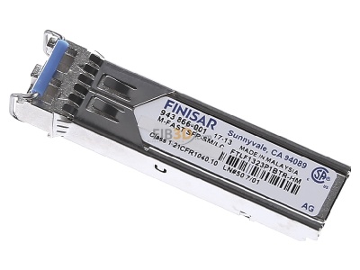 View top right Hirschmann M-FAST SFP-SM/LC Module for active network component 
