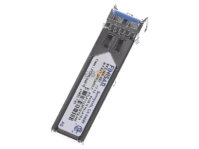 Top rear view Hirschmann M-FAST SFP-SM/LC Module for active network component 
