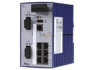 Frontansicht Hirschmann RS20-0800M2M2SDAE Ind.Ethernet Switch 