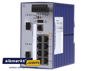 Front view Hirschmann INET RS30-0802O6O6SDAP Network switch Ethernet Fast Ethernet
