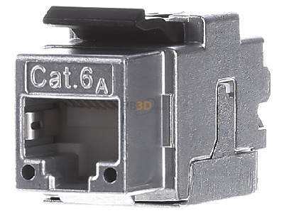 Frontansicht Telegrtner J00029L0036 AMJ Modul Cat.6A (Komp.ISO)T568A Bli. 
