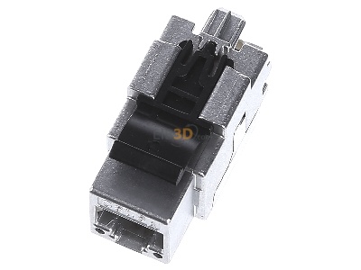 Ansicht oben vorne Telegrtner J00029L0036 AMJ Modul Cat.6A (Komp.ISO)T568A Bli. 