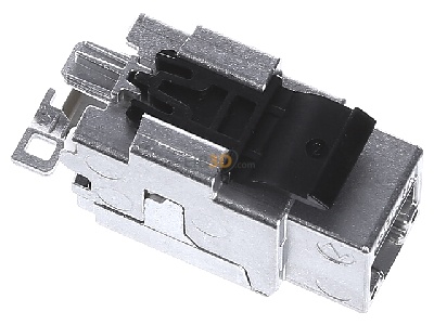 Ansicht oben links Telegrtner J00029L0036 AMJ Modul Cat.6A (Komp.ISO)T568A Bli. 