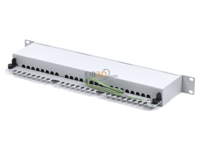 Ansicht oben hinten Telegrtner J02023B0017 19 Zoll Patch Panel 1HE MPP24-HS Cat5e, 