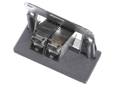 Top rear view Metz TN E-DATmod-2Up0 RJ45 8(8) Data outlet 6A (IEC) 
