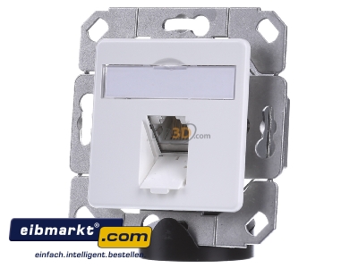 Frontansicht Metz Connect TN E-DATC6-1Upk-rws Anschlussdose,Kat.6 1xRJ45,Upk,rws 