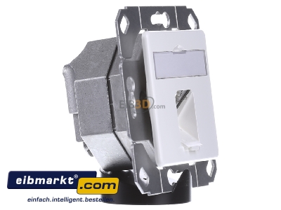 Ansicht links Metz Connect TN E-DATC6-1Upk-rws Anschlussdose,Kat.6 1xRJ45,Upk,rws 