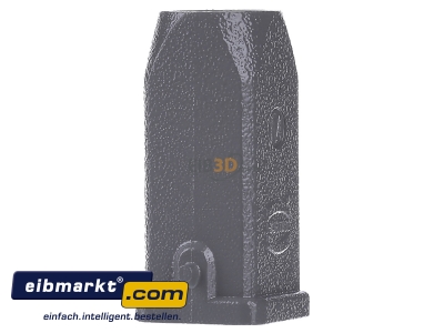 Ansicht links Harting 19 20 003 1443 Tllengehuse Metall gerade 