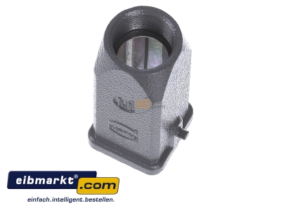 Ansicht oben vorne Harting 19 20 003 1443 Tllengehuse Metall gerade 