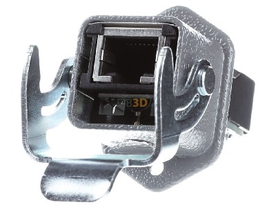 Frontansicht Harting 09 45 215 1100 Wanddurchfhrung RJ45, IP67 gr 