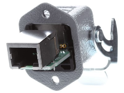 Ansicht hinten Harting 09 45 215 1100 Wanddurchfhrung RJ45, IP67 gr 