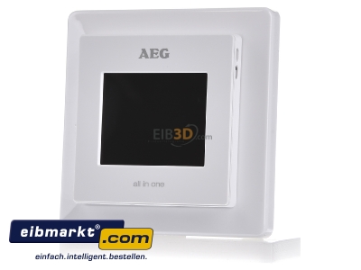 Frontansicht EHT Haustechn.AEG 233919 Raum/Fub.Temperaturregler UP,m.Wochenuhr FRTD 903 TC